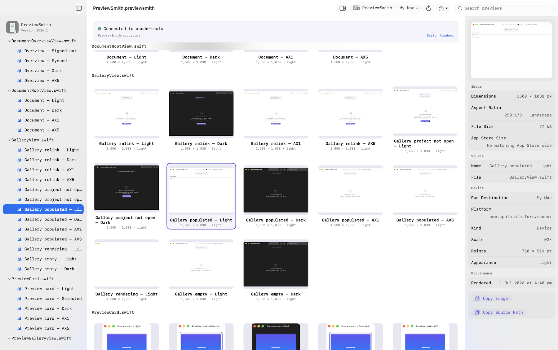 PreviewSmith on macOS